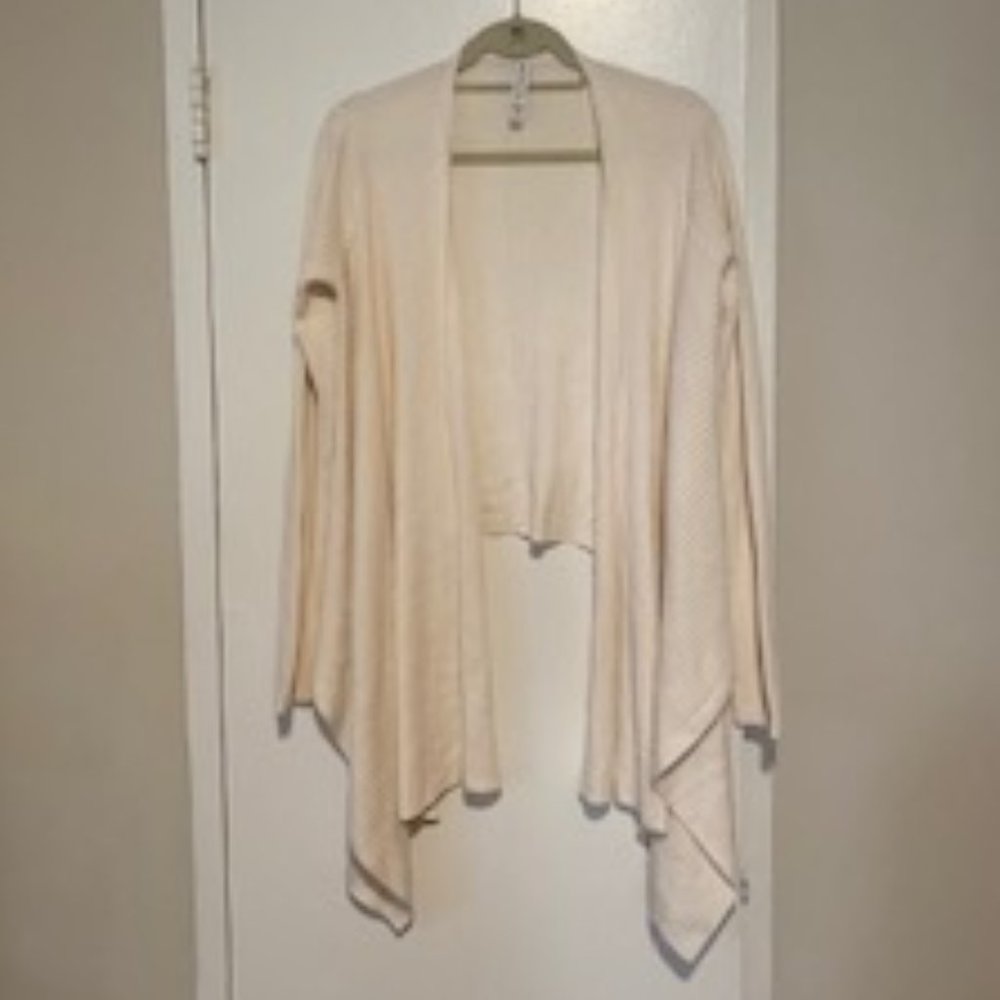Ivory Athleta Medium Wrap Sweater Cardigan